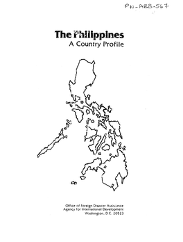The Philippines: a Country Profile