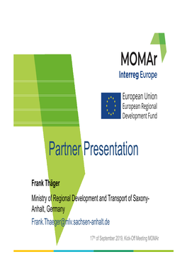 Saxony-Anhalt Presentation