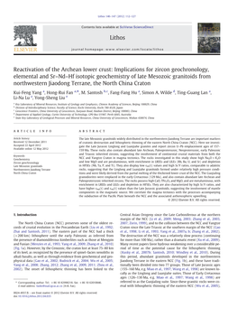 Implications for Zircon Geochronology, Elemental and Sr–Nd–Hf Isotopic