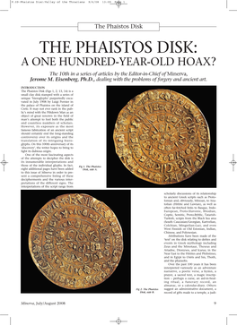 P.09-Phaistos Disc:Valley of the Thracians 9/6/08 13:09 Page 1