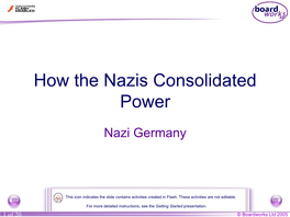 How the Nazis Consolidated Their Power