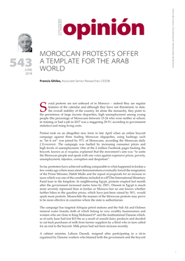 Moroccan Protests Offer a Template for the Arab World