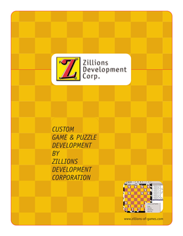 Custom Game & Puzzle Development by Zillions