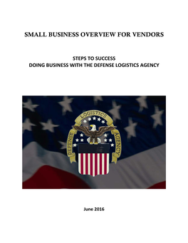 DLA Overview for Vendors (June 2016)