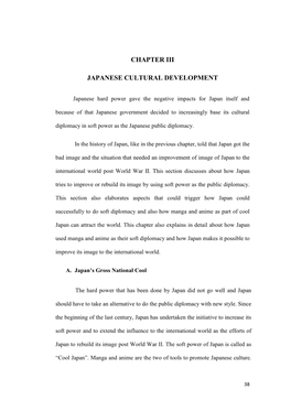 Chapter Iii Japanese Cultural Development