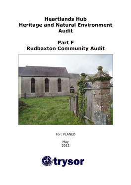 Rudbaxton Community Audit