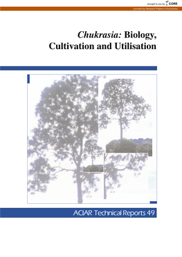 Chukrasia: Biology, Cultivation and Utilisation