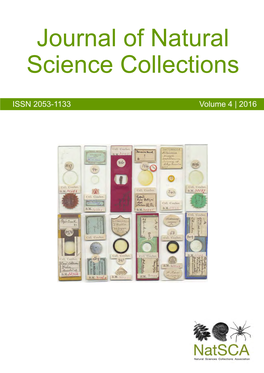 Journal of Natural Science Collections