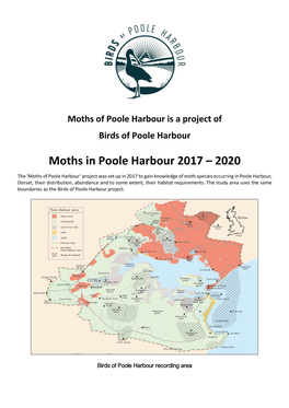 Moths in Poole Harbour 2017 – 2020