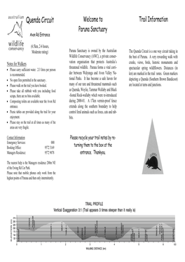 Quenda Circuit Welcome to Trail Information