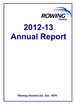 2012-13 RV Annual Report