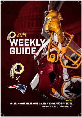 Washington Redskins Vs. New England Patriots October 6, 2019 | Landover, Md Game Release