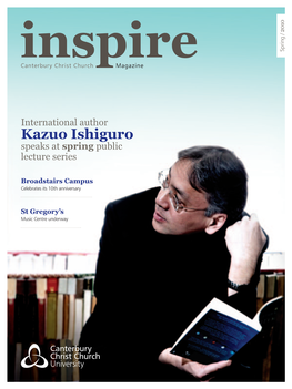 Kazuo Ishiguro Speaks at Spring Public Lecture Series