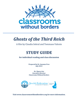 Ghosts of the Third Reich a Film by Claudia Sobral and Tommaso Valente