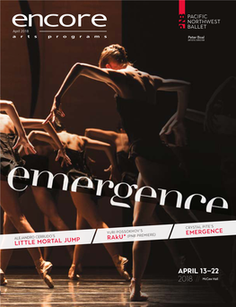 Emergence at Pacific Northwest Ballet Encore Arts Seattle