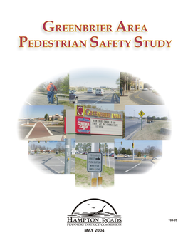 Greenbrier Area Pedestrian Safety Study