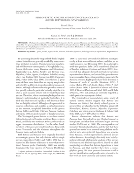 Phylogenetic Analysis of Batesia And