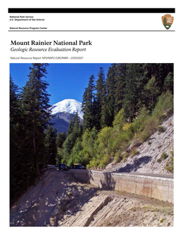 Mount Rainier National Park Geologic Resources Evaluation Report