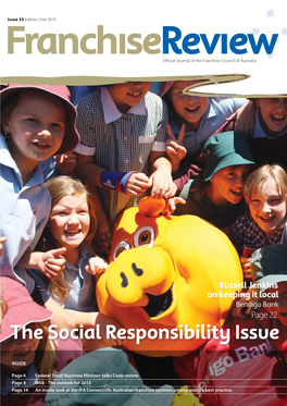 The Social Responsibility Issue