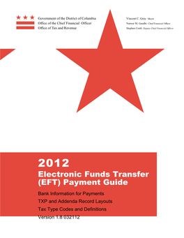 Electronic Funds Transfer (EFT) Payment Guide