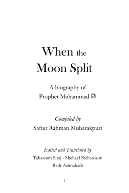 When the Moon Split