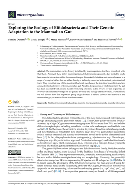 Exploring the Ecology of Bifidobacteria and Their Genetic Adaptation to the Mammalian