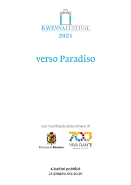 Verso Paradiso