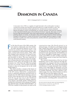 Diamonds in Canada