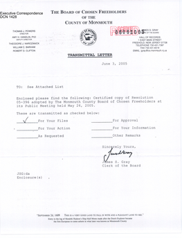 Transmittal Letter