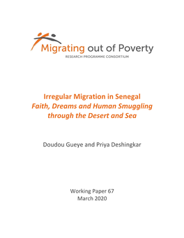 Irregular Migration in Senegal: Faith, Dreams and Human Smuggling