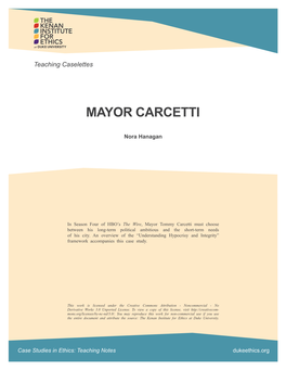 Mayor Carcetti