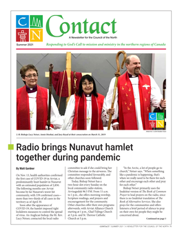 Radio Brings Nunavut Hamlet Together During Pandemic
