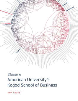 Kogod School of Business MBA Welcome Packet