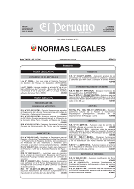 Cuadernillo De Normas Legales