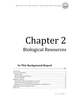 Biological Resources