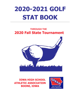 2020-2021 Golf Stat Book