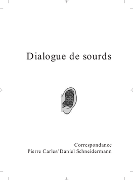 Dialogue De Sourds