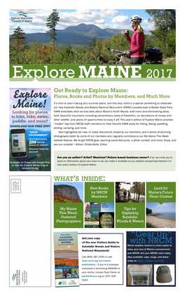 Explore Maine 2017