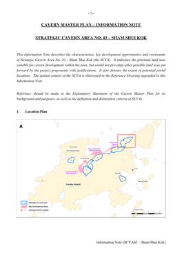 Information Note Strategic Cavern Area No. 43 – Sham Shui