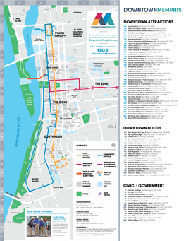 DOWNTOWNMEMPHIS Harbor UPTOWN MAP • DOWNTOWN DIRECTORY • TROLLEY ROUTES River Inn Town Centre 2 MUD