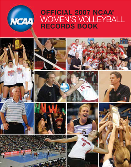 Official 2007 NCAA Women's Volleyball Records Book