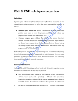 DNF & CNF Techniques Comparison