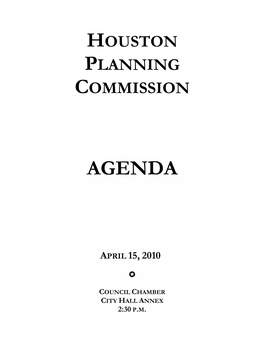 Houston Planning Commission