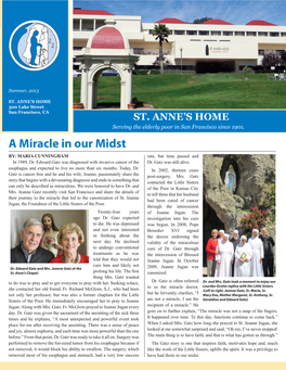 LITTLE SISTERS of the POOR a Miracle in Our Midst