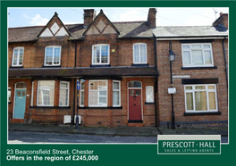 23 Beaconsfield Street, Chester Offers in the Region of £245,000