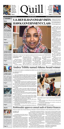 Us Rep. Ilhan Omar Visits Hawk