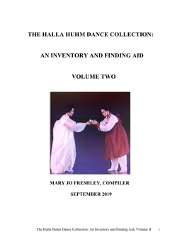 The Halla Huhm Dance Collection
