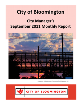 City of Bloomington City Manager's