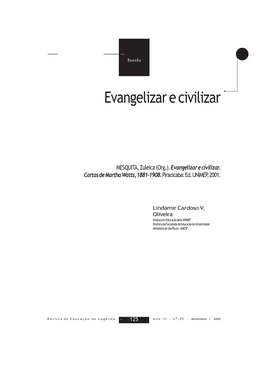 Evangelizar E Civilizar