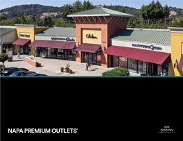 Napa Premium Outlets® the Simon Experience — Where Brands & Communities Come Together